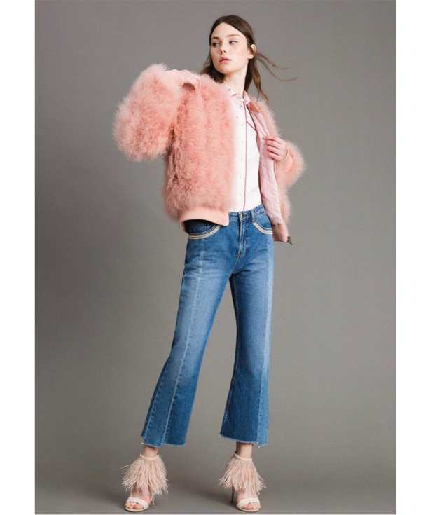 Pink Feather Jacket